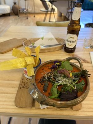   at Vida Vegan Bistro in Cusco