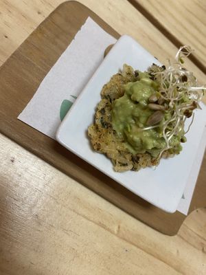 Free starter- really good  at Vida Vegan Bistro in Cusco