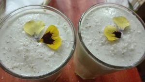 jugo de piña a la Andina at Vida Vegan Bistro in Cusco