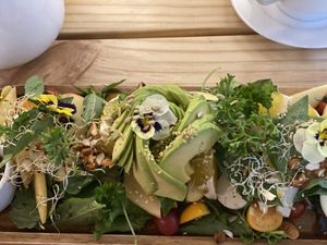 Salas  at Vida Vegan Bistro in Cusco