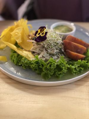 Other salad with gazpscho  at Vida Vegan Bistro in Cusco