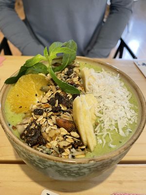 Smoothie bowl  at Vida Vegan Bistro in Cusco