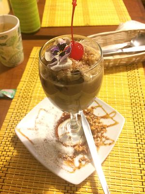 Rice Pudding at Vida Vegan Bistro in Cusco