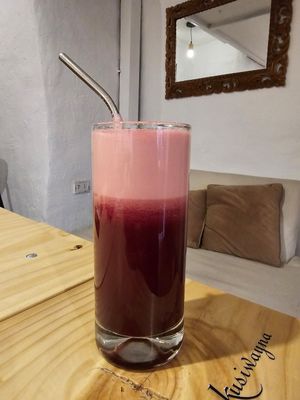 Chacha Morada at Vida Vegan Bistro in Cusco