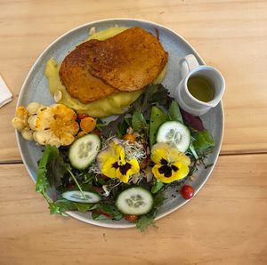 "Steak“  at Vida Vegan Bistro in Cusco