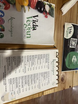   at Vida Vegan Bistro in Cusco