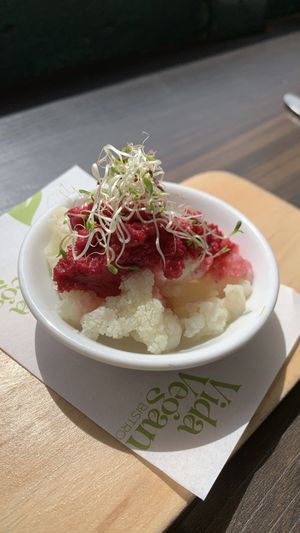   at Vida Vegan Bistro in Cusco