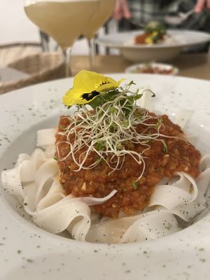 Vegan Bolognaise   at Vida Vegan Bistro in Cusco