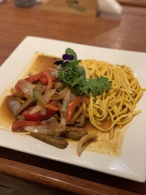   at Vida Vegan Bistro in Cusco