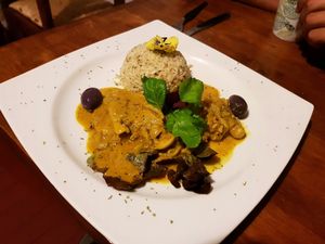 rice  at Vida Vegan Bistro in Cusco