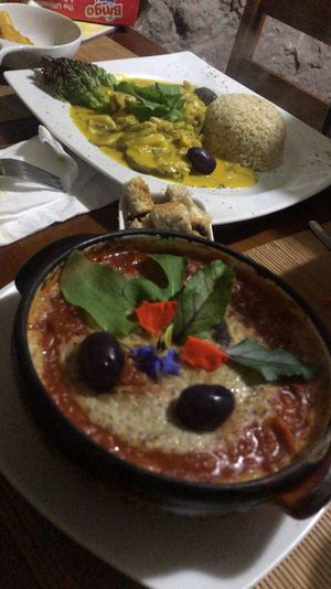 Lasagna  at Vida Vegan Bistro in Cusco