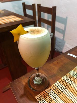 Pisco  at Vida Vegan Bistro in Cusco