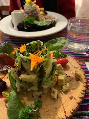 Causa at Vida Vegan Bistro in Cusco