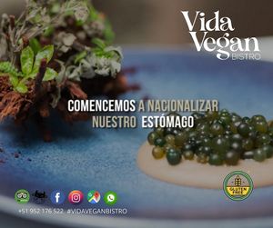Un producto muy nutritivo de nuestros andes su nombre es: CUSHURO at Vida Vegan Bistro in Cusco