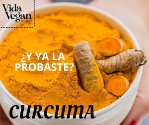 Un alimento natural usado en nuestros platos mas conocido como TUMERIC. at Vida Vegan Bistro in Cusco