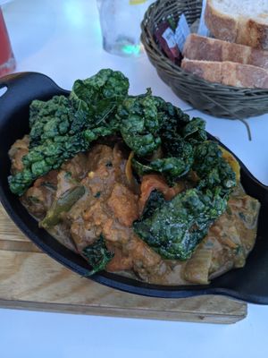 Kale indian curry at Naar RestoBar in St Julians