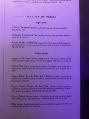 Menu as of 25/08/2022  at Naar RestoBar in St Julians