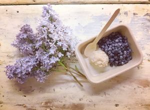 Blueberry Sticky Rice  at Sticky Sweet in Portland