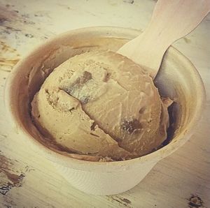 Cinnamon Cookie Dough ice cream (vegan & gluten-free) at Sticky Sweet in Portland