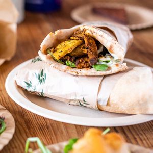 Bakblik - vegan kebab wrap at Bakblik in Ospel