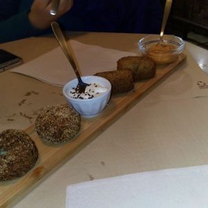 croquetas de shitake at Beganbai in Vitoria Gasteiz