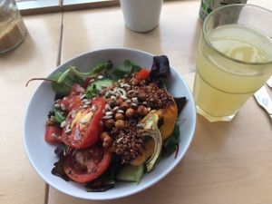 Quinoa Buddha bowl.  at Larder in Brighton