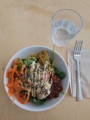 Buddha bowl at Larder in Brighton