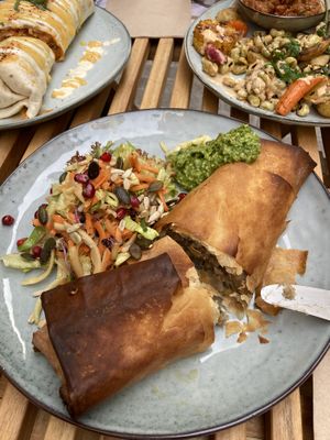 vegetable wrap   at Pura in Luzern