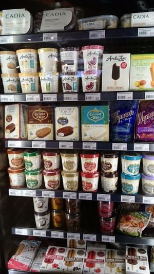 Vegan ice cream.  at Penn Herb Company in Philadelphia