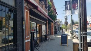 outside at Lento Market in Los Angeles