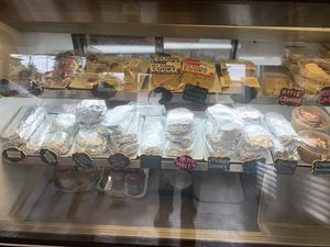 All these delicious vegan options! at Lento Market in Los Angeles