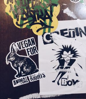 Vegan for animals at Ugol in Moscow