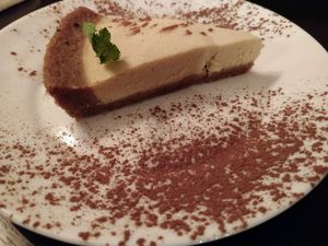 cheese cake at Ugol in Moscow