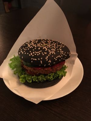 Sriram burger at Ugol in Moscow