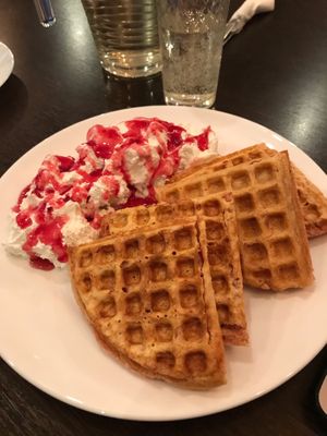 Waffles at Ugol in Moscow