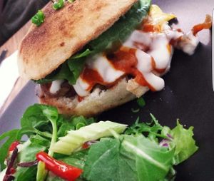 I'm so Vegan Hot Burger  at A Tad Whimsy in Hobart