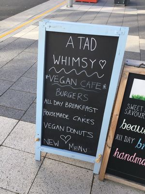 A tad whimsy chalk board  at A Tad Whimsy in Hobart