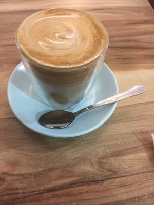 best latte ever! at A Tad Whimsy in Hobart