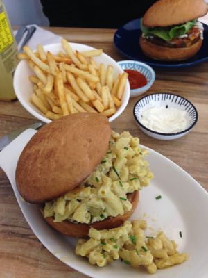 mac burger at A Tad Whimsy in Hobart