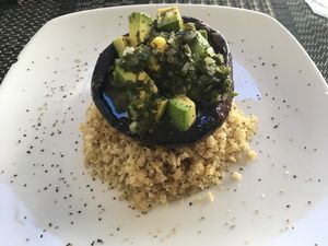 Portobello steak at Machima in Ajijic