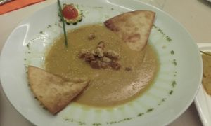 Creamed pumpkin at Yerbabuena - Hileras in Madrid