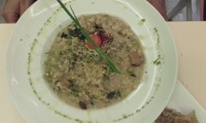green risotto at Yerbabuena - Hileras in Madrid