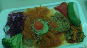 Seitan steak  at Yerbabuena - Hileras in Madrid