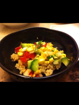 quinoa tabbouleh at Graze in Antibes