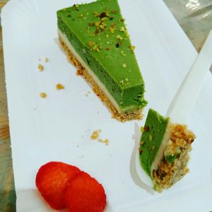 green cake! at Graze in Antibes