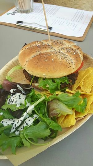 Thai Burger at Graze in Antibes
