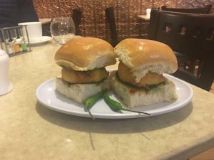 vada pav goodness  at Tiwari Tea House in Footscray