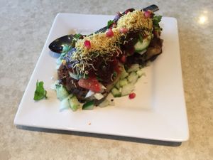 more tasty vegan food  at Tiwari Tea House in Footscray