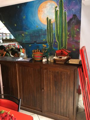 Kitchen counter at Apu Organic Nativo in Pisac