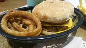 BBQ Burger at Earth Restaurant & Takeaway in Petersfield